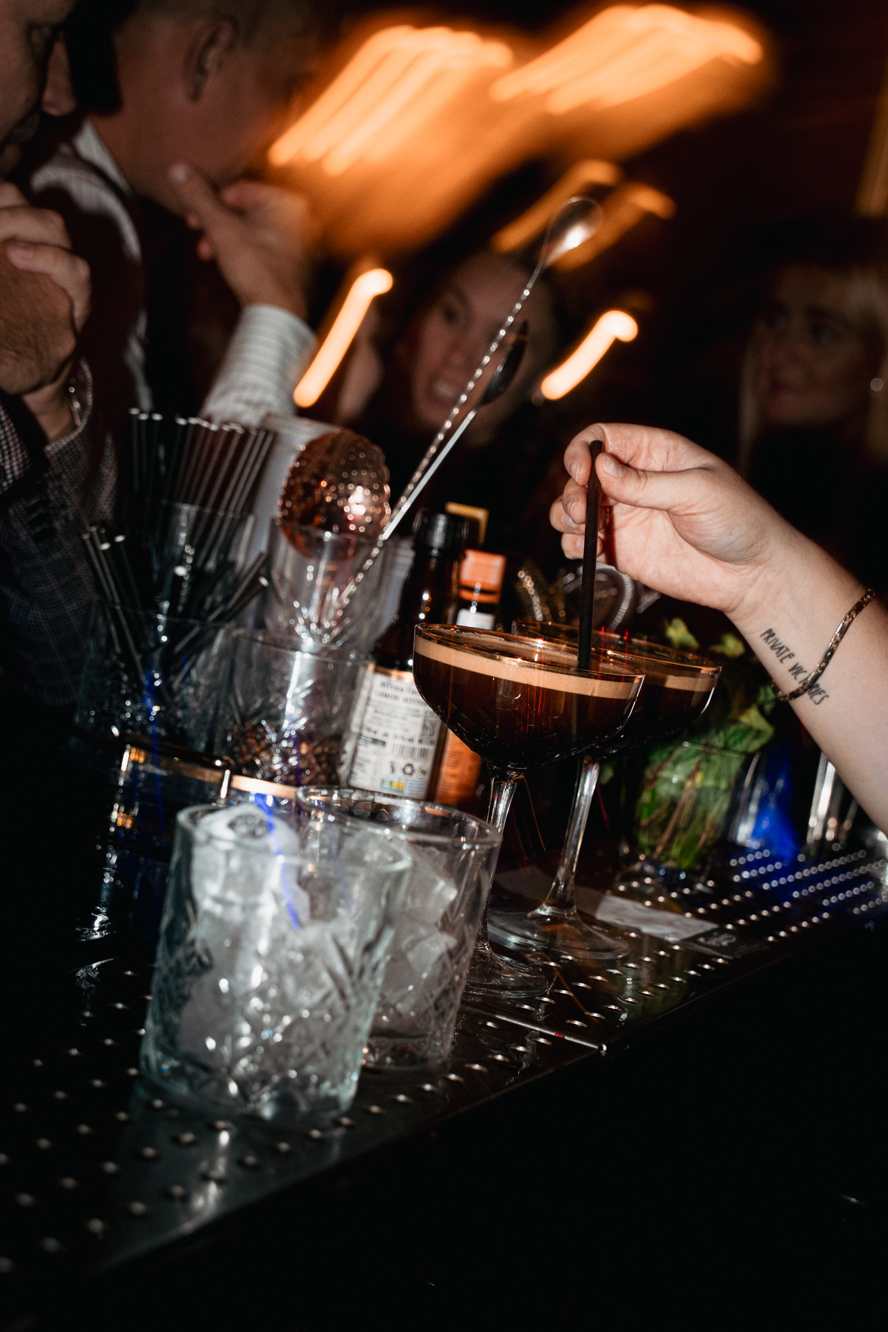A cocktail resting between courses.